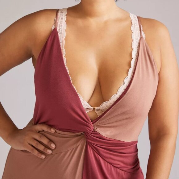 NWT Daily Practice by Anthropologie Twist-Front Colorblocked Jumpsuit 3X - Picture 2 of 15